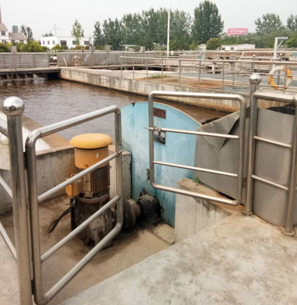 合作市污水廠處理現(xiàn)場